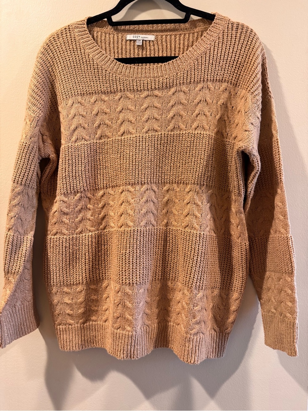 Cozy Casual Cable Knit Sweater